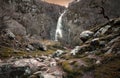 Aber Falls in North Wales Royalty Free Stock Photo