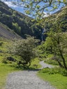 Aber falls - path walking up Royalty Free Stock Photo