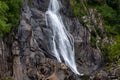 Aber Falls or in Welsh Rhaeadr Fawr Royalty Free Stock Photo