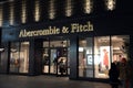 Abercrombie & Fitch in Beijing, China at night