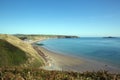 Aberdaron beach and coast Llyn Peninsula Wales uk