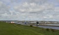 Aberdeen harbour, and the City beyond, taken from the district of Torry.