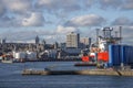 Aberdeen harbour. Scotland, UK