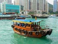 Aberdeen harbour, floating villages of Tanka people