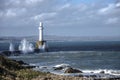 Lighthouse in Aberdeen, Scotland, UK
