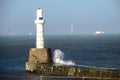 Lighthouse in Aberdeen, Scotland, UK