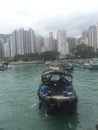 Aberdeen Typhoon Shelter, Hongkong Skyline