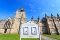 Aberdeen University King's College building. This is the oldest university in Aberdeen.