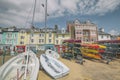 Aberdyfi Harbour Sailing Boats and Kayaks