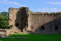 WHITE CASTLE, an ancient historical landmark in Abergavenny, Wales UK Royalty Free Stock Photo