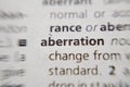 Aberration word