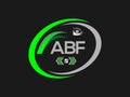 ABF letter logo Design. ABF Simple and modern monogram logo. Abstract Alphabet vector Design Royalty Free Stock Photo