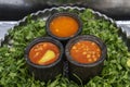 Abgoosht, also called Dizi, is an Iranian stew