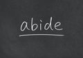 Abide