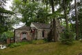 The Abide House, famous mushroom house designed by Earl Young, in Charlevoix, Michigan