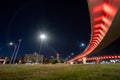 Abide Junction in Sanliurfa city center at night. Sanliurfa, Turkey - June 06, 2023