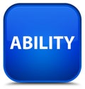 Ability special blue square button