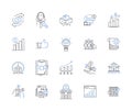 Ability line icons collection. Capability, Aptitude, Skill, Expertise, Talent, Mastery, Proficiency vector and linear