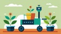 The ability to switch between preprogrammed crop varieties with ease makes autonomous planters a versatile tool for Royalty Free Stock Photo
