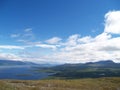 Abisko from njulla Royalty Free Stock Photo