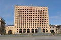 Abkhazia, war-ravaged government building after wa Royalty Free Stock Photo