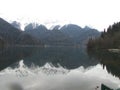 Abkhazia - where the mountains merge with the sky. On all sides surrounded by pristine forest.