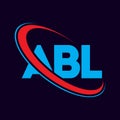 ABL LETTER LOGO DESIGN, ABL LETTER. ABL capital letter logo design on black background. abl logo.