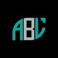 ABL letter logo design on black background.ABL creative initials letter logo concept.ABL letter design