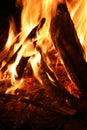 Ablazing fire Royalty Free Stock Photo