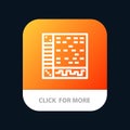 Ableton, Application, Audio, Computer, Draw Mobile App Button. Android and IOS Line Version