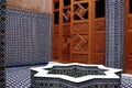 Ablution courtyard of the mosque Royalty Free Stock Photo