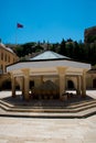 Ablution facilities in courtyard of mosque Mevlid-i Halil Camii, sanliurfa Royalty Free Stock Photo