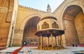 Ablution fountain in court of Sultan Hassan Mosque, Cairo, Egypt