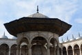 Ablution fountain and courtyard of The great mosque of Muhammad Ali Pasha or Alabaster mosque at the Citadel of Cairo, Salah El Royalty Free Stock Photo