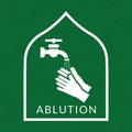 Ablution icon design vector illustration