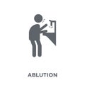 ablution icon from Hygiene collection.