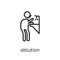 ablution icon from Hygiene collection.