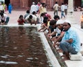 Ablution in Jama Masjid, India's largest mosque