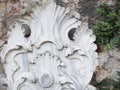 Ablution before prayer, in Istanbul, Turkey, a beautiful marble fountain for ablutions. Carved white marble Royalty Free Stock Photo