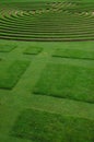 Ably trimmed lawn Royalty Free Stock Photo