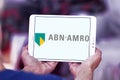 ABN AMRO bank logo Royalty Free Stock Photo