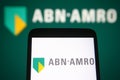 ABN AMRO Bank N.V. logo Royalty Free Stock Photo