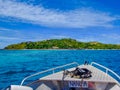 Hillside tropical resort on Nanuya Island, Fiji