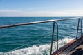 Aboard a yacht heading to Green Island on the Great Coral Barrier in Australia