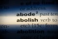 Abolish