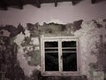 Abondened window is beautiful Royalty Free Stock Photo