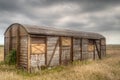 Abondoned freight train wagon