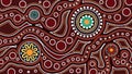 Aboriginal art background