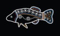 Aboriginal art fish illustration.