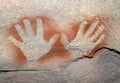 Aboriginal art - hand detail